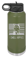 Load image into Gallery viewer, I Smell  Hippies Laser Engraved Water Bottle (Etched)
