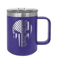 Load image into Gallery viewer, Punisher We The People Laser Engraved Mug (Etched)
