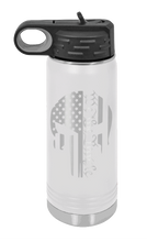 Load image into Gallery viewer, Punisher We The People Laser Engraved Water Bottle (Etched)
