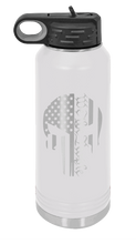 Load image into Gallery viewer, Punisher We The People Laser Engraved Water Bottle (Etched)

