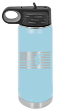 Load image into Gallery viewer, Eagle Flag 1 Laser Engraved Water Bottle (Etched)
