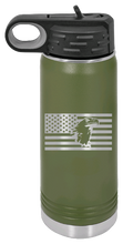 Load image into Gallery viewer, Eagle Flag 1 Laser Engraved Water Bottle (Etched)
