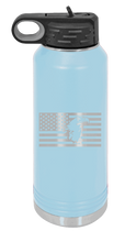 Load image into Gallery viewer, Eagle Flag 1 Laser Engraved Water Bottle (Etched)
