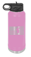 Load image into Gallery viewer, Eagle Flag 1 Laser Engraved Water Bottle (Etched)
