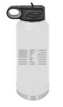 Load image into Gallery viewer, Eagle Flag 1 Laser Engraved Water Bottle (Etched)
