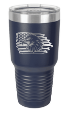 Load image into Gallery viewer, Eagle Flag 2 Laser Engraved Tumbler (Etched)
