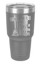 Load image into Gallery viewer, Stand for the Flag 2 Laser Engraved Tumbler (Etched)
