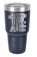 Load image into Gallery viewer, Stand for the Flag 2 Laser Engraved Tumbler (Etched)
