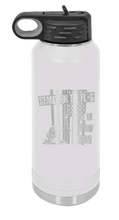 Load image into Gallery viewer, Stand For The Flag 2 Laser Engraved Water Bottle (Etched)
