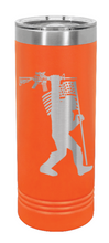 Load image into Gallery viewer, Squatch AR Flag Laser Engraved Skinny Tumbler (Etched)
