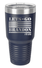 Load image into Gallery viewer, Let&#39;s Go Brandon Flag Laser Engraved Tumbler (Etched)
