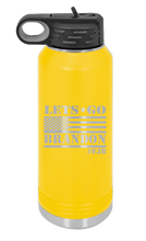 Load image into Gallery viewer, Let&#39;s Go Brandon Flag Water Bottle Laser Engraved (Etched)
