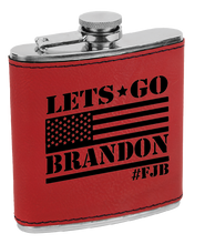 Load image into Gallery viewer, Let&#39;s Go Brandon Laser Engraved Flask

