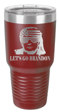 Load image into Gallery viewer, Trump Let&#39;s Go Brandon Laser Engraved Tumbler
