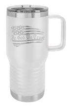 Load image into Gallery viewer, In God We Trust Flag Laser Engraved Mug (Etched)
