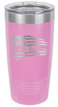 Load image into Gallery viewer, In God We Trust Flag Laser Engraved Tumbler (Etched)
