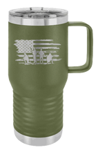 Load image into Gallery viewer, Vet Flag  (Veteran Flag) Laser Engraved Mug (Etched)
