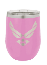 Load image into Gallery viewer, Air Force Laser Engraved Wine Tumbler (Etched)
