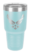 Load image into Gallery viewer, Air Force Laser Engraved Tumbler (Etched)
