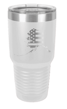 Load image into Gallery viewer, Alaska State American Flag Laser Engraved Tumbler (Etched)
