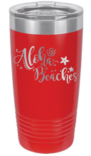 Load image into Gallery viewer, Aloha Beaches Laser Engraved Tumbler (Etched)
