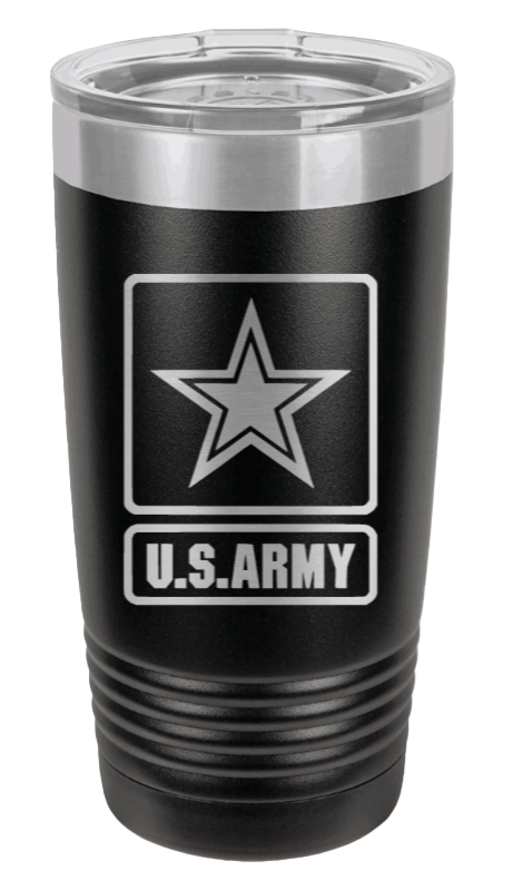 U.S. Army Laser Engraved Tumbler (Etched)
