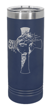 Load image into Gallery viewer, Jesus Cross New Laser Engraved Skinny Tumbler (Etched)
