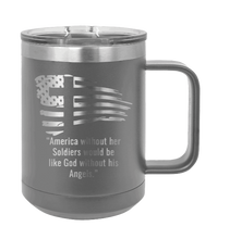 Load image into Gallery viewer, Soldiers and Angels Laser Engraved Mug (Etched)
