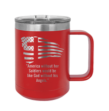 Load image into Gallery viewer, Soldiers and Angels Laser Engraved Mug (Etched)
