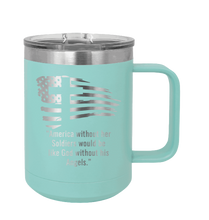 Load image into Gallery viewer, Soldiers and Angels Laser Engraved Mug (Etched)
