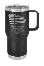 Load image into Gallery viewer, Soldiers and Angels Laser Engraved Mug (Etched)
