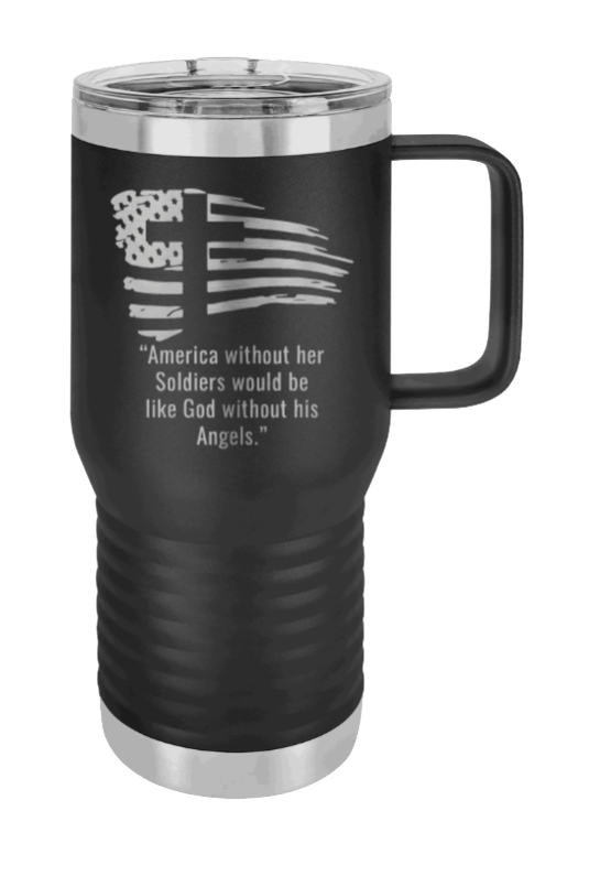 Soldiers and Angels Laser Engraved Mug (Etched)
