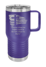 Load image into Gallery viewer, Soldiers and Angels Laser Engraved Mug (Etched)
