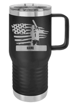 Load image into Gallery viewer, Baseball Player 2 Laser Engraved Mug (Etched)
