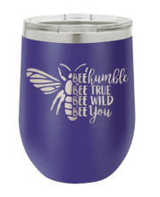 Load image into Gallery viewer, Bee Humble Laser Engraved Wine Tumbler (Etched)

