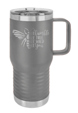 Load image into Gallery viewer, Bee Humble Laser Engraved Mug (Etched)
