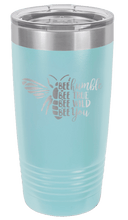 Load image into Gallery viewer, Bee Humble Laser Engraved Tumbler (Etched)

