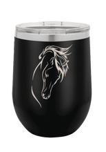 Load image into Gallery viewer, Horse 2 Laser Engraved Wine Tumbler (Etched)
