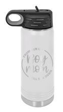 Load image into Gallery viewer, Boy Mom Laser Engraved Water Bottle (Etched)
