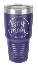 Load image into Gallery viewer, Boy Mom Laser Engraved Tumbler (Etched)

