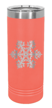 Load image into Gallery viewer, Snowflake Laser Engraved Skinny Tumbler (Etched)
