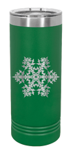 Load image into Gallery viewer, Snowflake Laser Engraved Skinny Tumbler (Etched)
