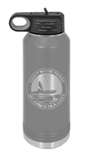 Load image into Gallery viewer, Can&#39;t Work Arms in a Cast Laser Engraved Water Bottle (Etched)
