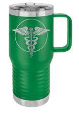 Load image into Gallery viewer, Caduceus Laser Engraved Mug (Etched)
