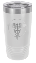 Load image into Gallery viewer, Caduceus Laser Engraved Tumbler (Etched)
