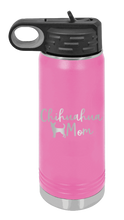 Load image into Gallery viewer, Chihuahua Mom Laser Engraved Water Bottle (Etched)
