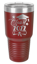 Load image into Gallery viewer, Class of 2022 Laser Engraved Tumbler (Etched)
