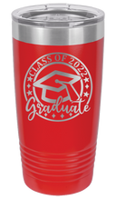 Load image into Gallery viewer, Class of 2022 Graduate 2 Laser Engraved Tumbler (Etched)
