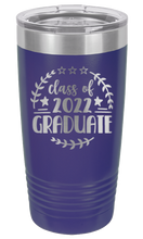 Load image into Gallery viewer, Class of 2022 Graduate 3 Laser Engraved Tumbler (Etched)
