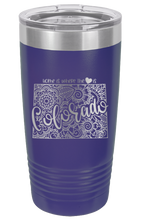 Load image into Gallery viewer, Colorado - Home Is Where the Heart is Laser Engraved Tumbler (Etched)
